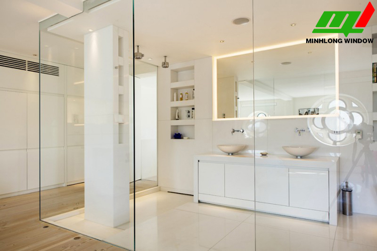 CBIN-08: Vách cabin tắm 180 độ